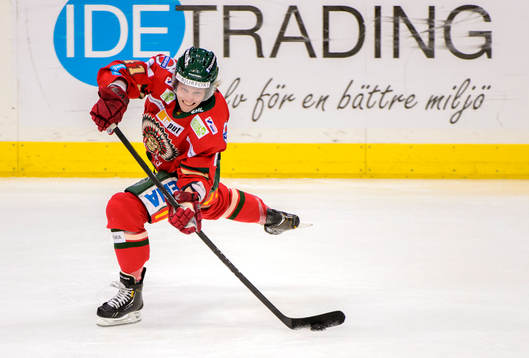 Frölundas Mathis Olimb skjuter