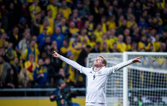 Tysklands André Schürrle jublar