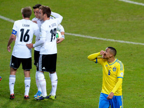 Tysklands jublar och Sveriges Martin Olsson deppar