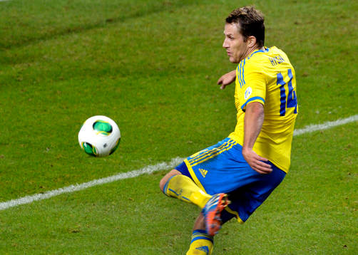 Sveriges Tobias Hysén gör 3-4