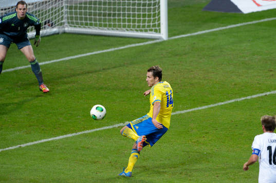 Sveriges Tobias Hysén gör 3-4