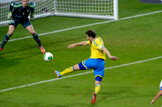 Sveriges Tobias Hysén gör 3-4