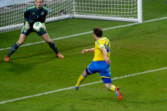 Sveriges Tobias Hysén gör 3-4