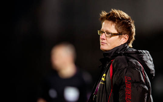 Lilleströms tränare Monica Knudsen