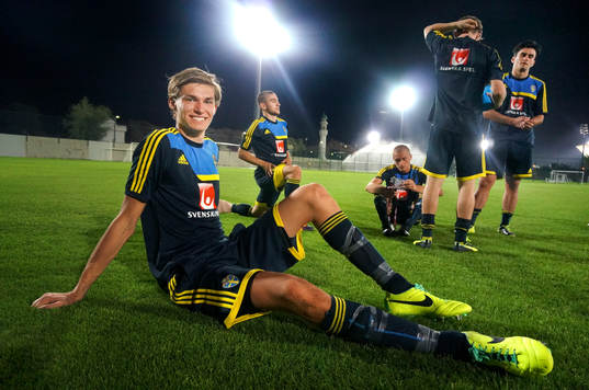 Hampus Strömgren, målvakt i det svenska U17-landslaget