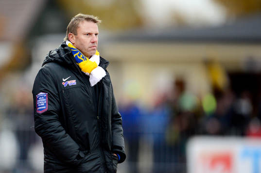 Falkenbergs tränare Hans Eklund