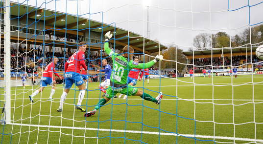 Mål 1-0 av Åtvidabergs Kristian Bergström i matchen