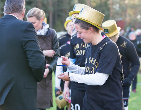 LdB Malmö vid medaljutdelning