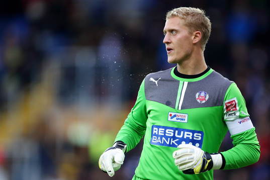 Helsingborgs Pär Hansson i matchen mellan Åtvidaberg och