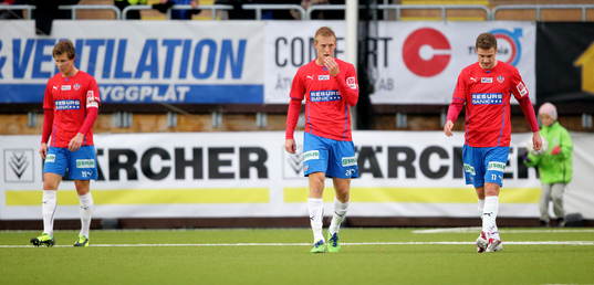 Besvikna Helsingborgs-spelare
