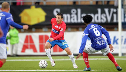 Helsingborgs Ardian Gashi i matchen mellan Åtvidaberg och
