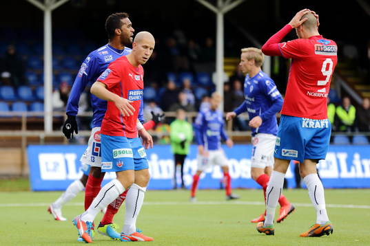 Helsingborgs Mattias Lindström och Helsingborgs Robin