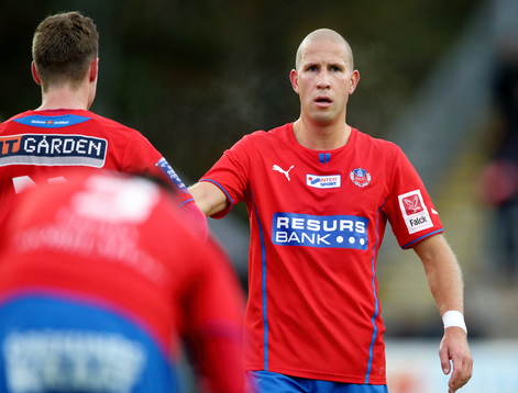 Utvisade Helsingborgs Mattias Lindström i matchen mellan