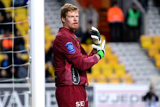 Häckens målvakt Christoffer Kjällqvist