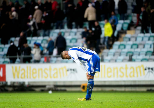 IFK Göteborgs Mikael Dyrestam deppar
