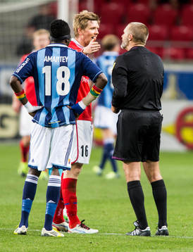 David Elm, Kalmar FF, tjafsar med Michael Lerjéus,