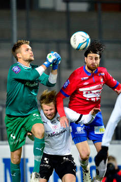 Örebros målvakt Oscar Jansson och Christoffer Wiktorsson