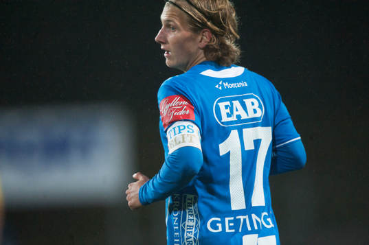 Halmstads Oliver Silverholt med Tipselit-bindeln i