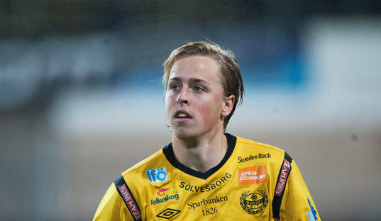 Mjällbys Robin Strömberg i