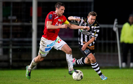 GAIS Kenneth Gustafsson och Landskrona BOIS Fredrik Olsson