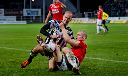 Landskrona BOIS Fredrik Svanbäck och GAIS Andreas