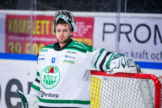Rögles målvakt Kevin Lindskoug