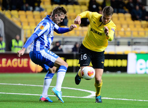 Esbjergs Kian Hansen och Elfsborgs Viktor Claesson