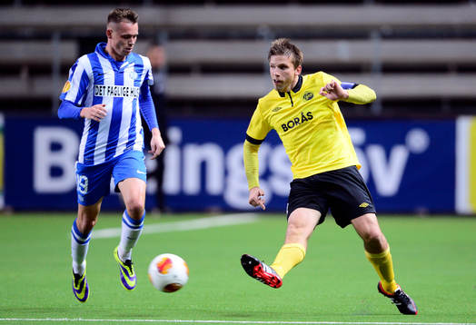 Esbjergs Jakob Ankersen och Elfsborgs Anders Svensson