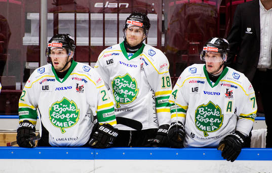 Björklövens Nicklas Johansson, Olof Mårs, Stefan Öhman