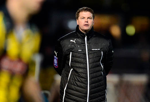Jens Gustafsson, tränare Halmstad