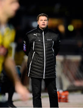 Jens Gustafsson, tränare Halmstad