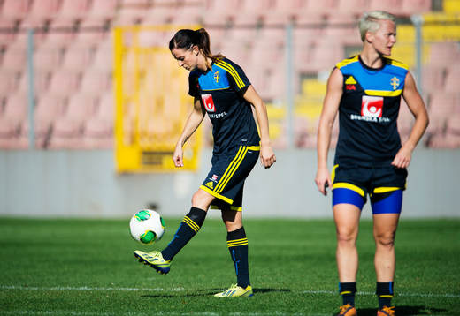 Lotta Schelin och Nilla Fischer