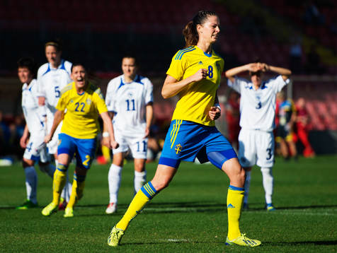 Bläddra bland fler bilder av Fotboll, dam, VM-kval, Bosnien-Hercegovina - Sverige