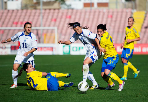 Bosnien-Hercegovinas Lidija Kulis och Alisa Spahic utmanas