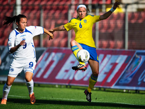 Bosnien-Hercegovinas Iris Kadric utmanar Sveriges Sara