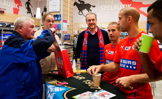 Paul Myllenberg, klubbchef, Christoffer Andersson, Mattias
