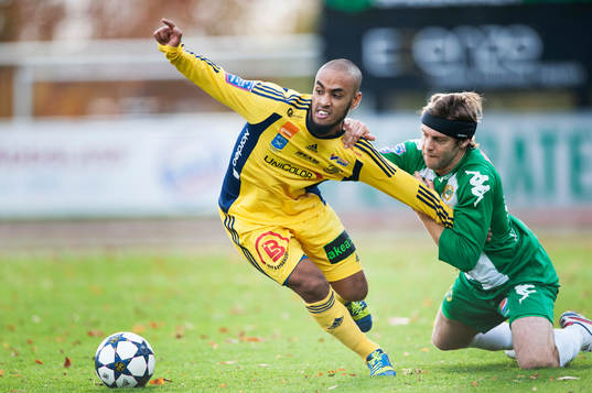 Ängelholms Junes Barny och Hammarbys Max von Schlebrügge