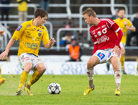 Falkenbergs Victor Sköld och Degerfors Daniel Sundgren