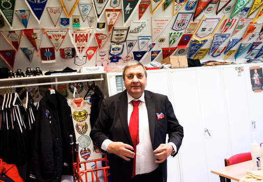 Helsingborgs materialare sista matchen Sverker Eliasson i
