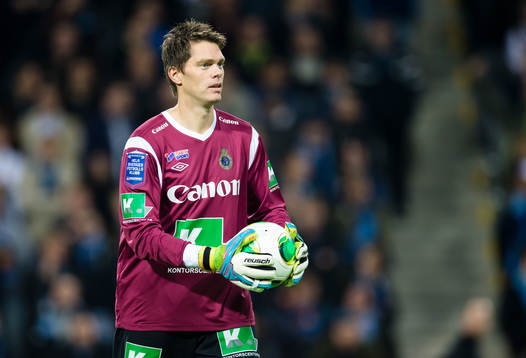 Gefles målvakt Mattias Hugosson