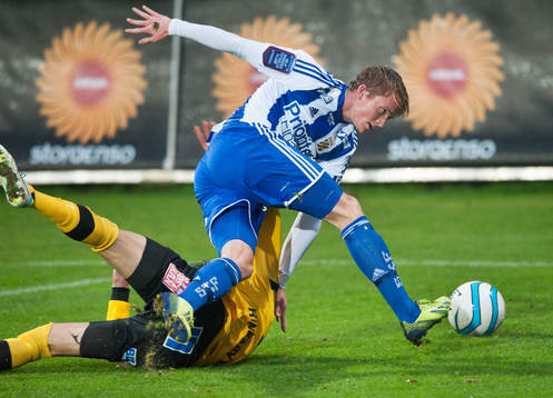 IFK Göteborgs Sam Larsson  i