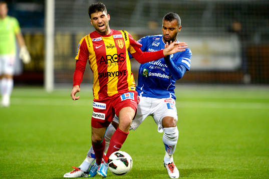 Syrianskas Mattias Mete och Åtvidabergs Alberis Sérigo