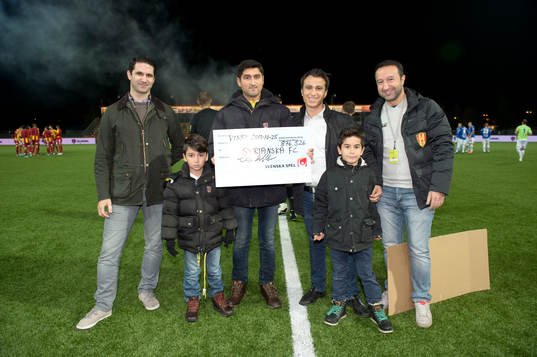 Svenska Spel tilldelar Syrianska 876 526 kr för sin
