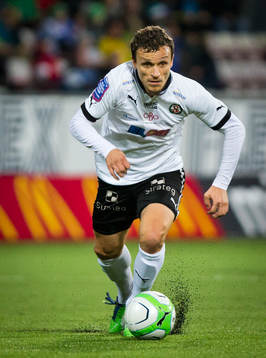 Örebros Shpetim Hasani  i Superettan mellan Örebro och