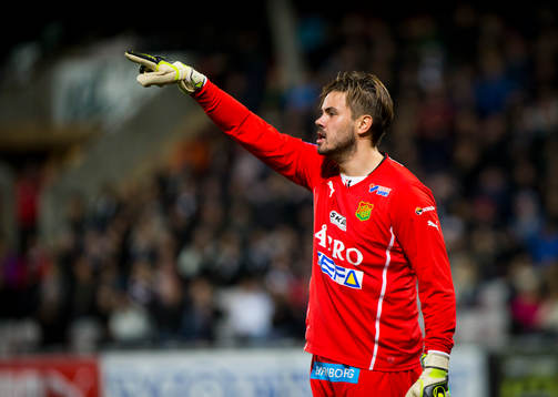 GAIS målvakt Tommi Vaiho i Superettan mellan Örebro och