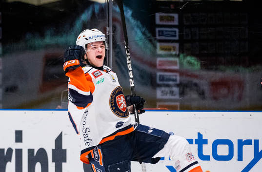 Växjös Malte Strömwall jublar