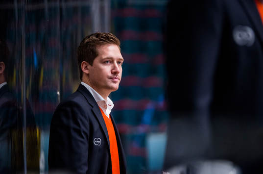Växjös tränare Sam Hallam