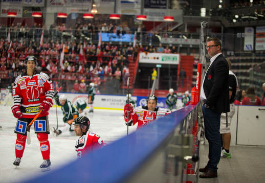 Örebros tränare Patrik Ross innan SHL mellan Örebro och