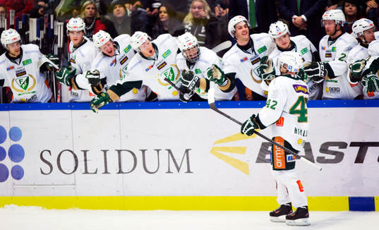 Färjestads Joakim Hillding sätter