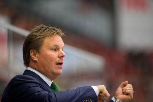 Färjestads Färjestad tränare Leif Carlsson i SHL mellan